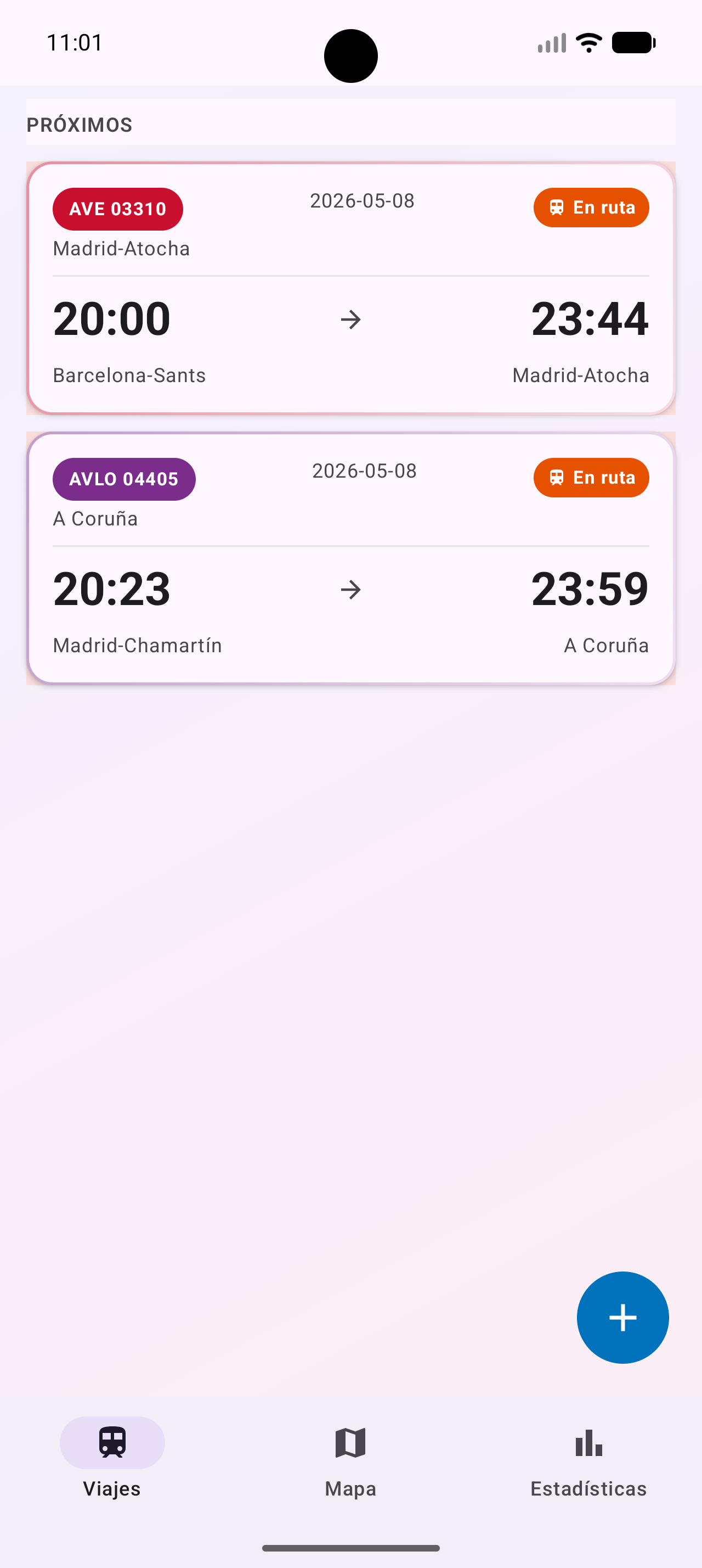 Mis Viajes en Android
